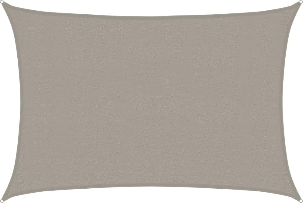 vidaXL Parasolar, gri deschis, dreptunghiular, 2,5x3,5 m HDPE 160 g/m²