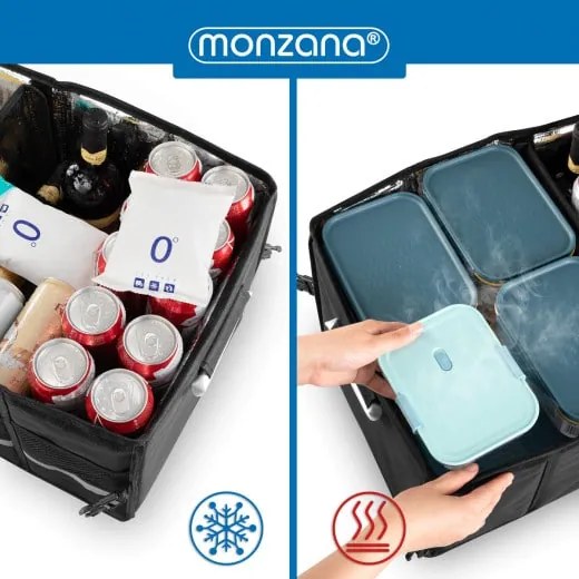 Deuba Organizator valiza neagra - 60x35x30cm
