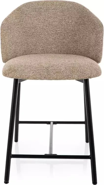 Scaun de bar Osaka H-2 bej 253 / negru mat