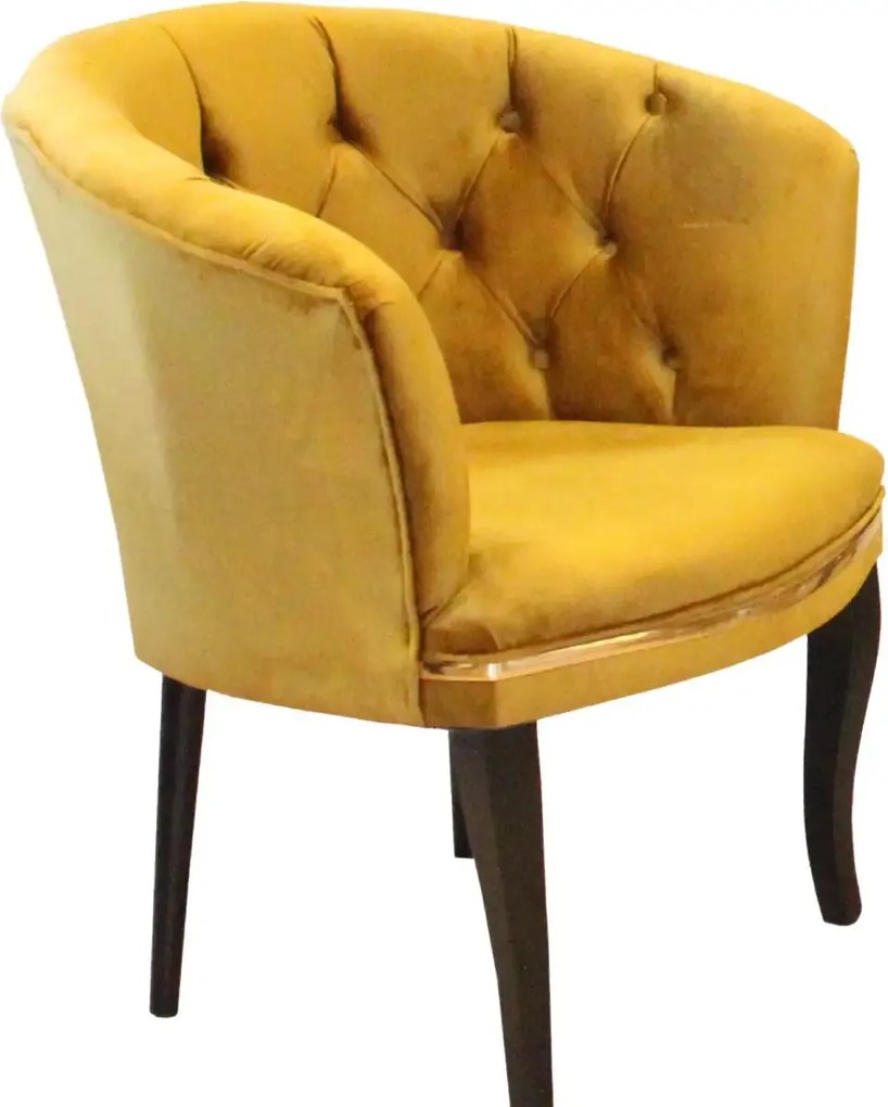 Set canapea Milano Relax Homs textil mustar gold