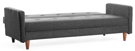Canapea NARA cu 2 locuri, gri închis