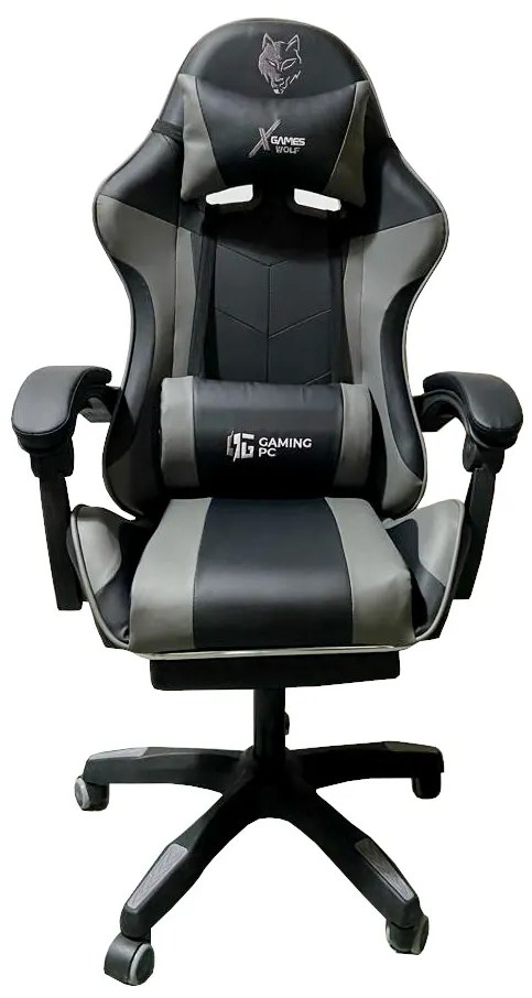 JAKS SCAUN GAMING REGLABIL ECO PIELE FG-02