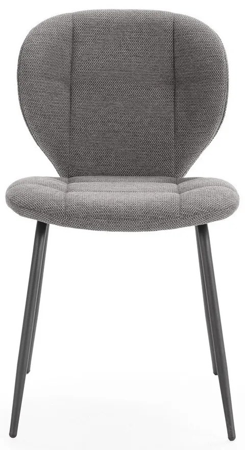 Scaune de dining gri 2 buc. Maori – Marckeric