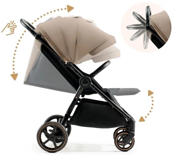 Cărucior de copii KINDERKRAFT SELECT MITZY Linen beige