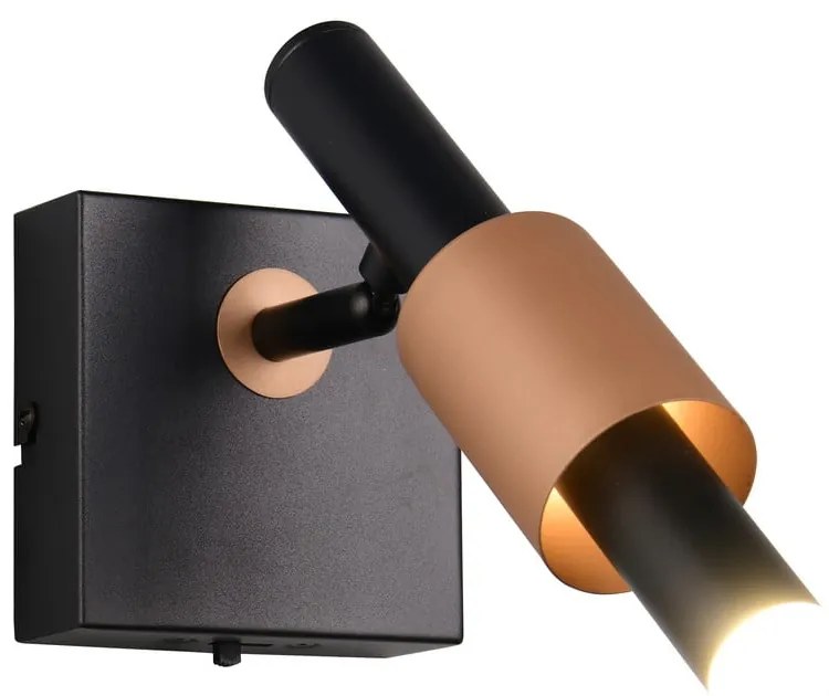 Spot negru-bronz LED 20,5x10 cm Ikaris – Trio Select