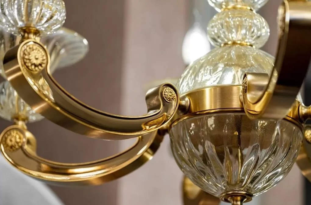 Candelabru 8 brate LUX realizat manual Amy