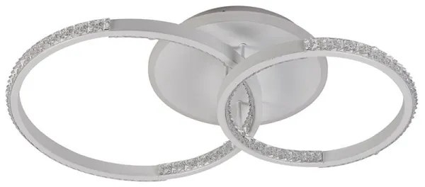 Lustră LED dimabilă aplicată LED/55W/230V 3000-6500K + telecomandă
