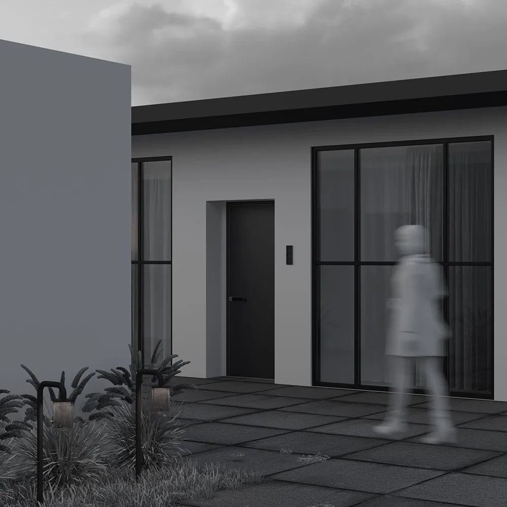 Stalp exterior design modern LED IP65 Latticea H-80cm