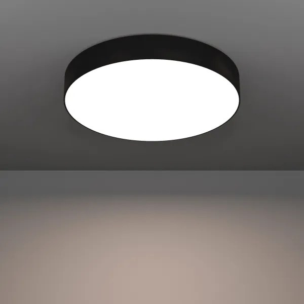 Eglo 901904 - Plafonieră LED RGBW dimabilă GALLIZZI-Z, 26W, 230V, Ø49 cm, neagră