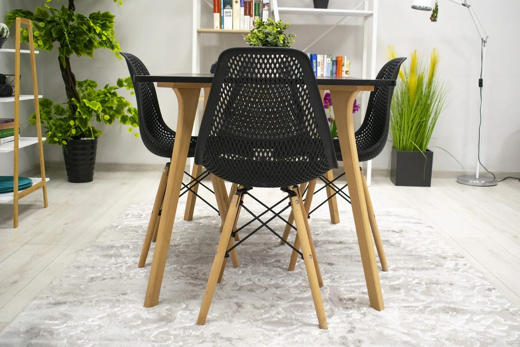Scaun negru TROY