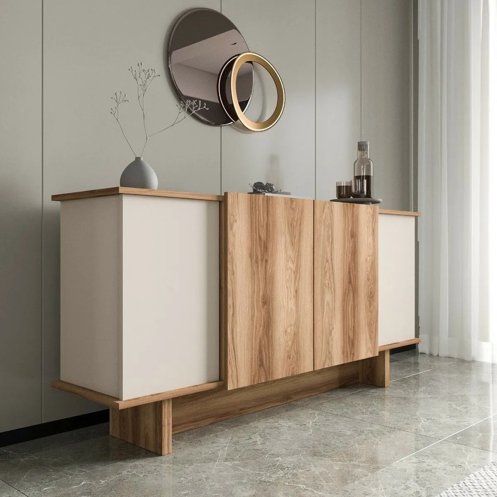 Dulap Diana Sand and Walnut