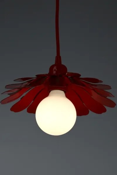 Bohemia-Design - Lustru suspendat pe cablu 1xE27/60W/230V roșu