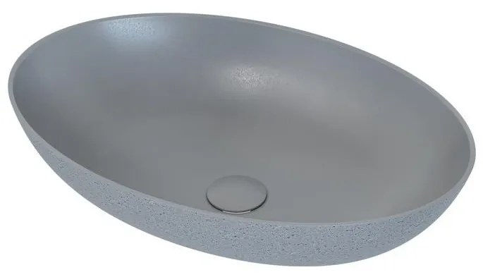 BATH DELUXE 06-060-19-23-00 - Lavoar pentru blat OLSBORG 60x40,5 cm beton/gri