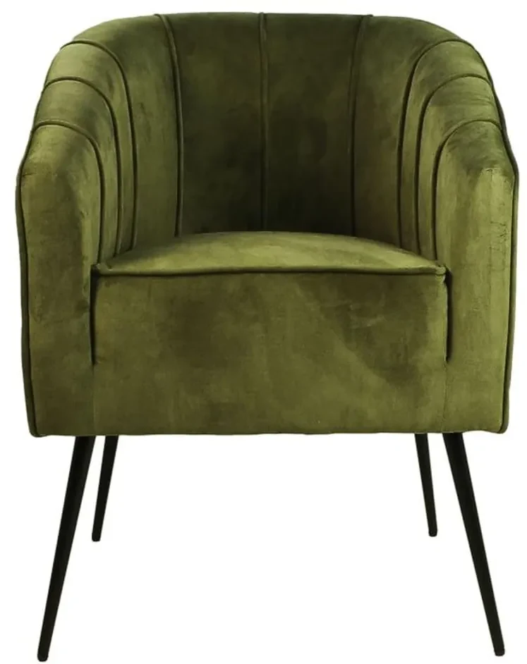 442887 HSM Collection Scaun de bucătărie Chester, verde măsliniu
