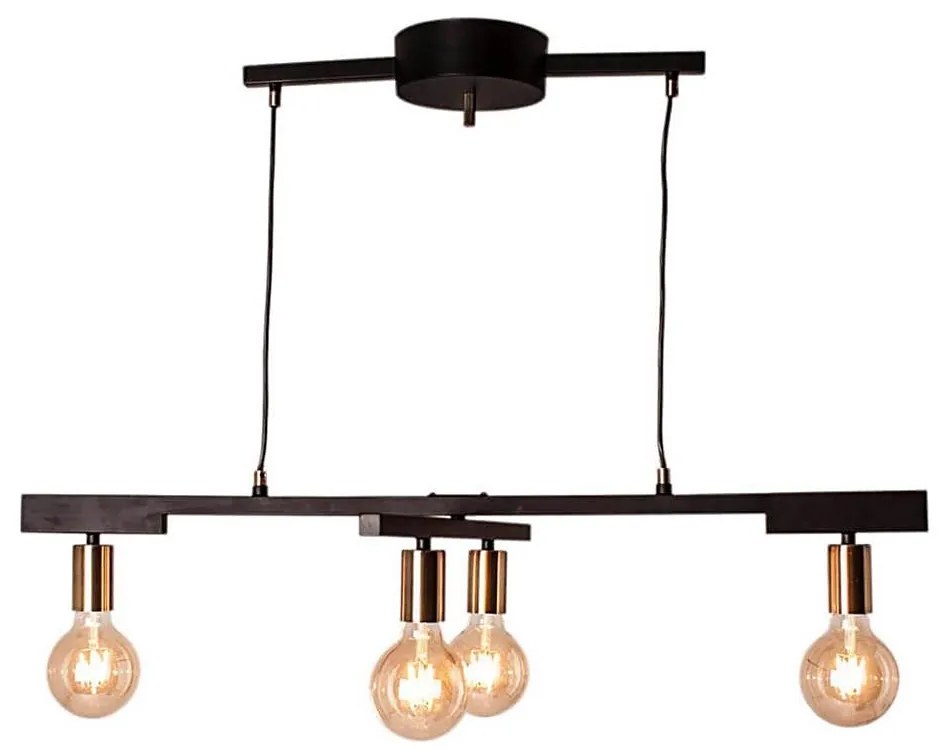 ByRydens 4201030-4002 - Lustru suspendat pe cablu ZEONA 4xE27/5W/230V