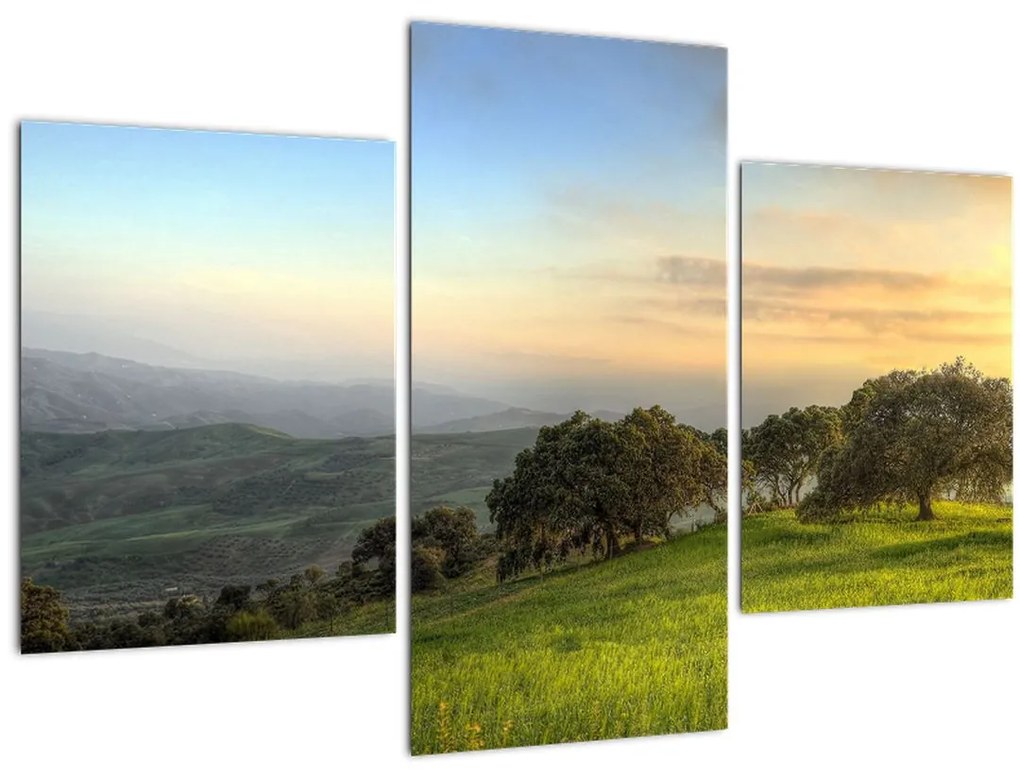 Tablou - Privire de pe deal (90x60 cm)