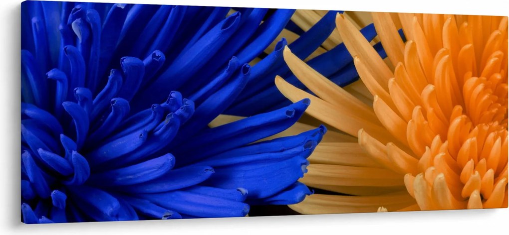 Tablou detailat cu flori (120x50 cm)