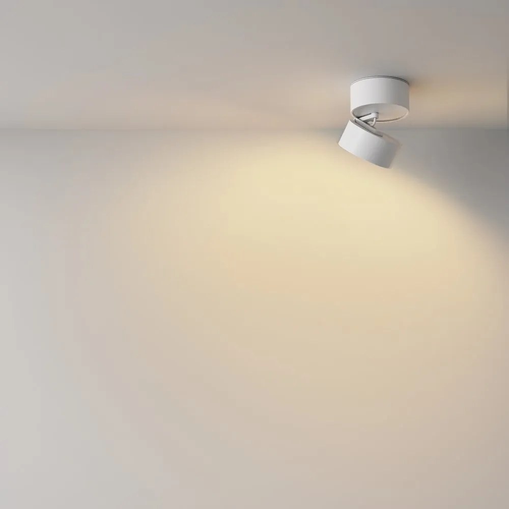 Spot LED aplicat directionabil Onda alb 2700K