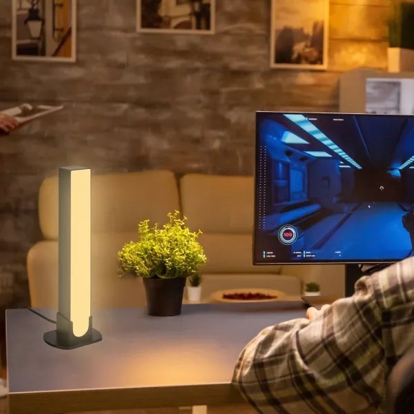 SET 2x lampă LED RGBIC dimabilă de masă Brilo LED/12W/230V 3000-6500K Wi-Fi Tuya