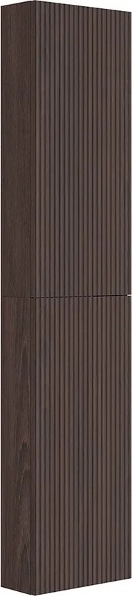 Dulap coloana mare Gala Canaletto suspendat nuc negru mat 2 usi batante 35 cm