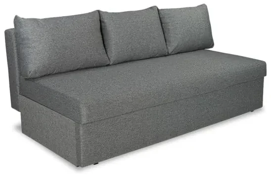 Canapea Extensibila Vario Cu Lada Gri Inchis, 191 x 98 x 80 Cm