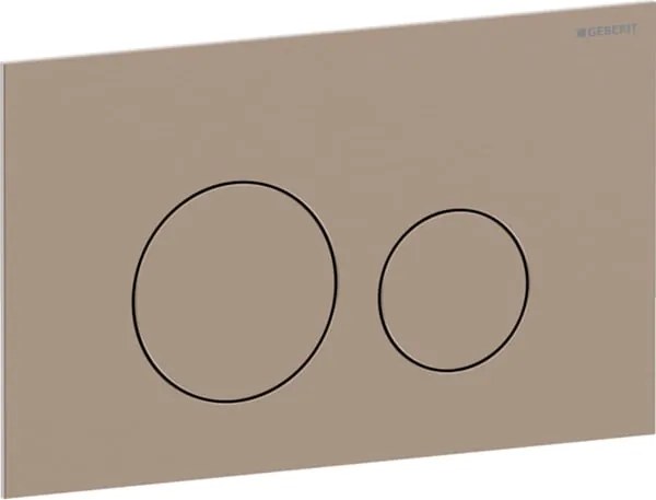 Clapeta actionare dubla rezervor wc ,rosu auriu periat, Geberit Sigma40 Rose gold periat