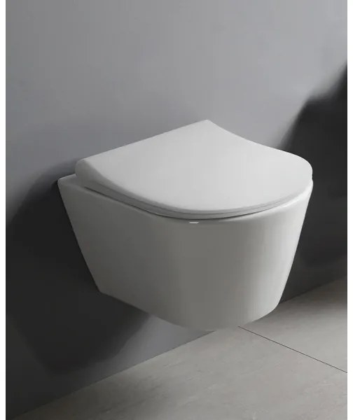 Sapho AVVA CLEANWASH - WC suspendat cu bideu, ceramică/albă