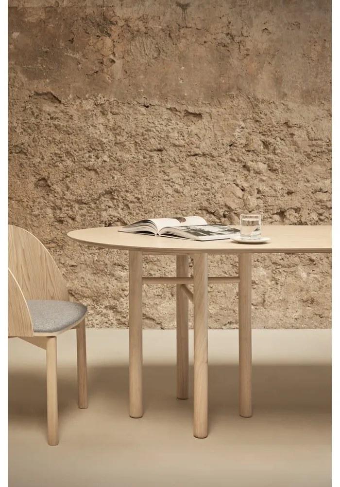 Masă dining ovală Teulat Junco, lungime 200 cm