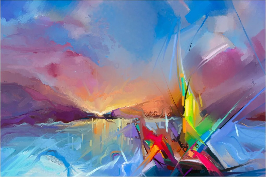 Tablou - Apus de soare (90x60 cm)