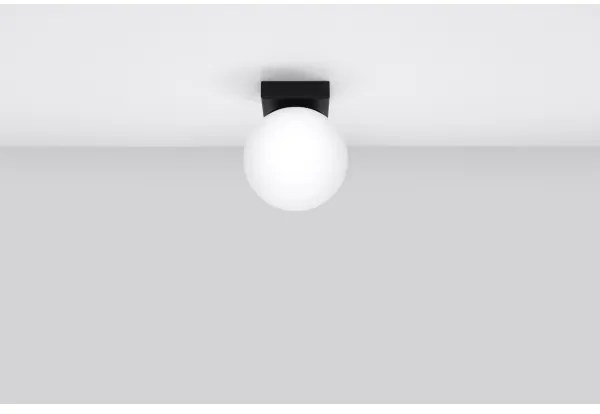 Plafonieră YOLI 1xG9/12W/230V neagră Sollux SL.1151
