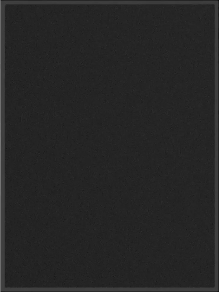 vidaXL Covoraș de ușă, negru, 80x120 cm