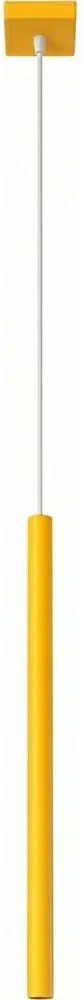 Sollux SL.2137 - Lustra PASTELO pe cablu 1xG9/8W/230V, galbenă