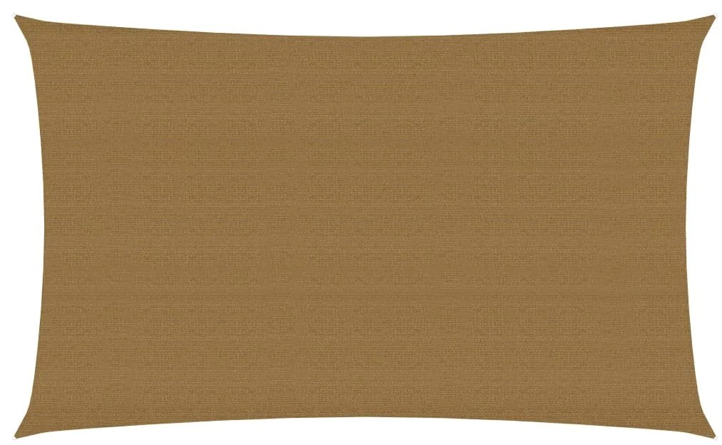 Parasolar, gri taupe, 4x7 m, hdpe, 160 g/m²