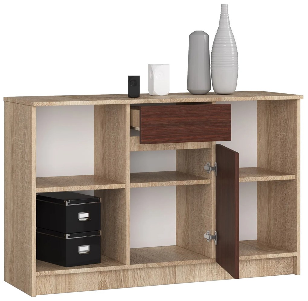 Comodă Briar (Stejar sonoma + wenge). 1069834