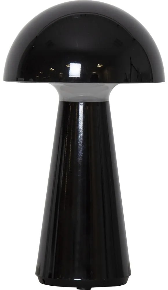 Veioză neagră LED cu intensitate reglabilă (înălțime 28 cm) Mushroom – Star Trading
