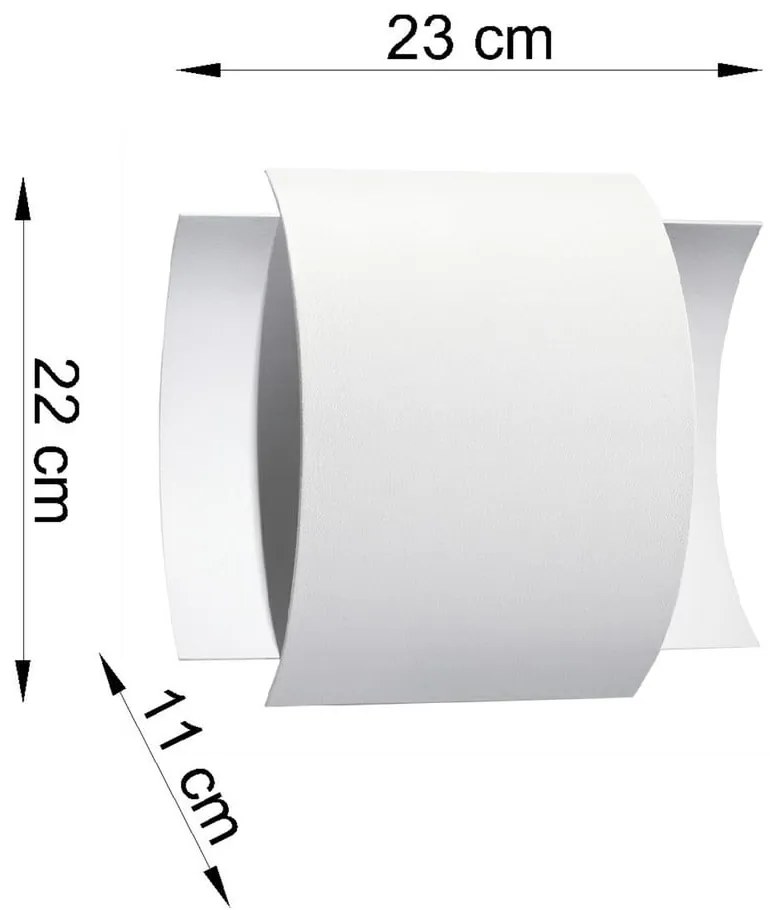 Aplică Sollux Fogmi, alb