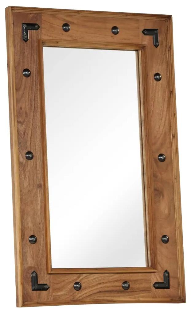 Oglinda, lemn masiv de salcam, 50 x 80 cm 1, 50 x 80 cm
