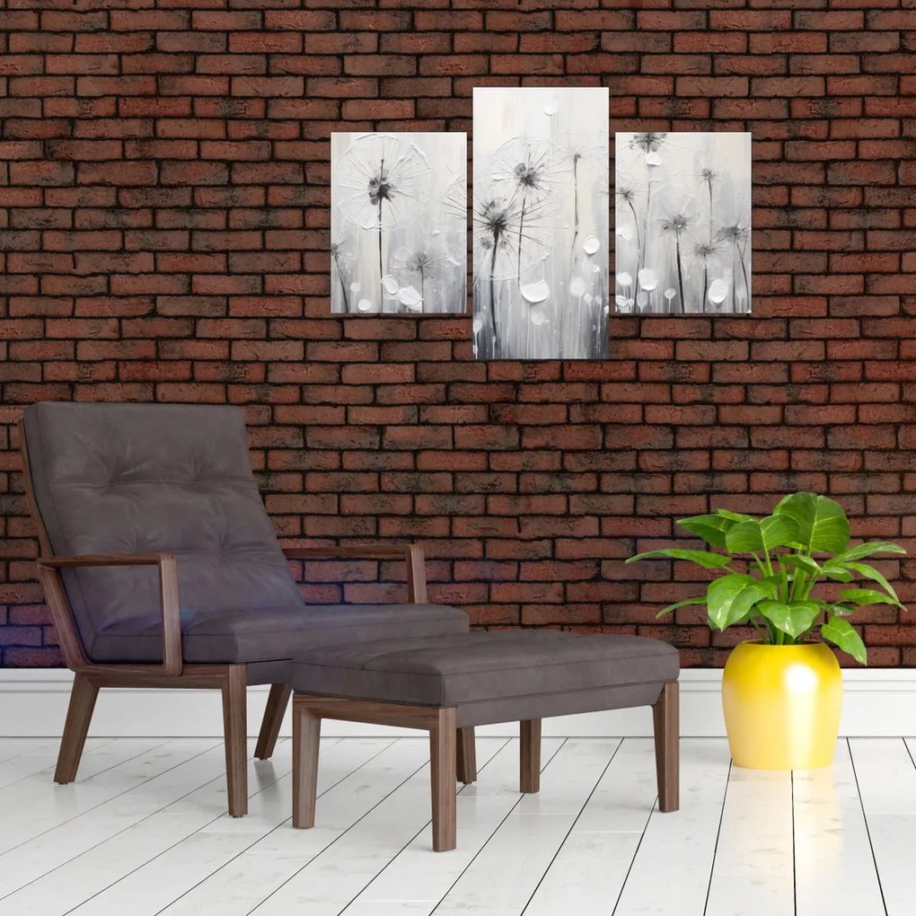 Tablou - Păpădii, pictură (90x60 cm)