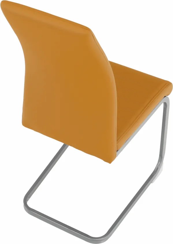 Scaun dining, muştar / gri, NOBATA