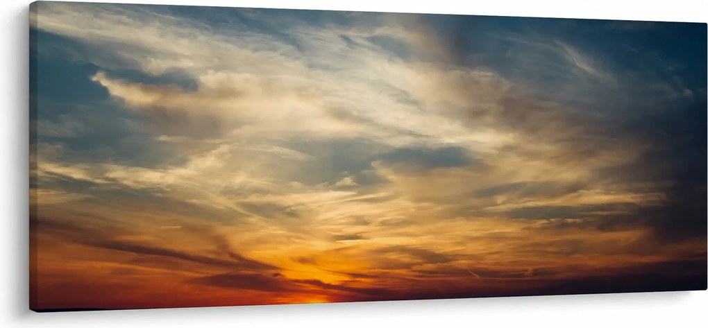 Tablou cu apus de soare (120x50 cm)