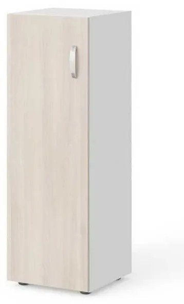 Dulap mediu Manager 39,9 x 42,2 x 119,5 cm, stânga, salcâm deschis / alb