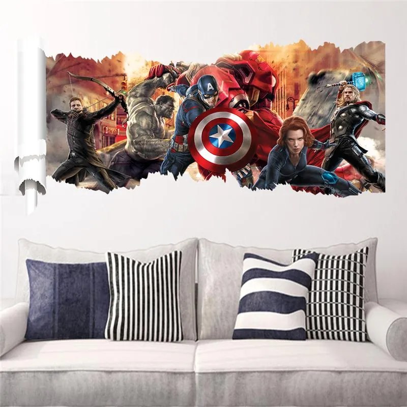 Autocolant de perete "Avengers" 90x46 cm