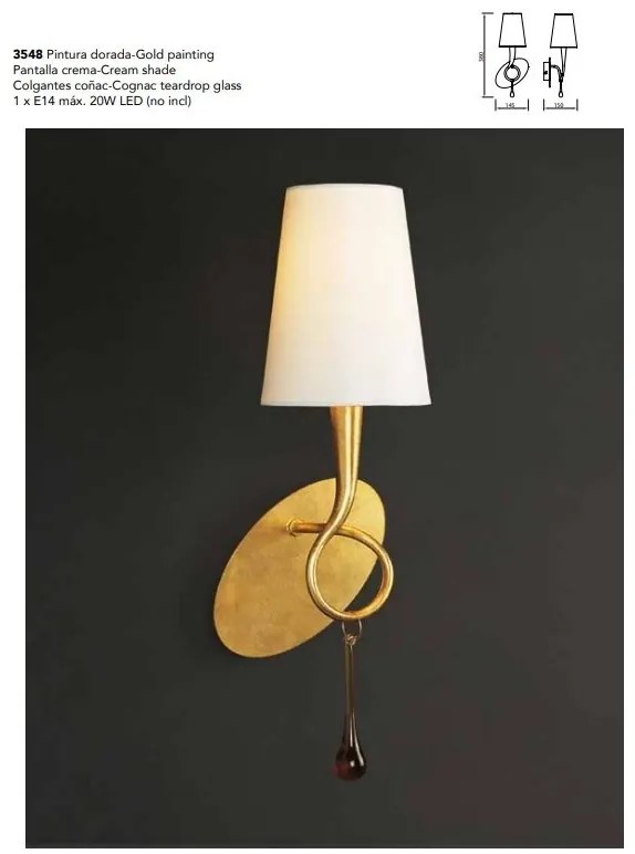 Aplica de perete design modern Paola