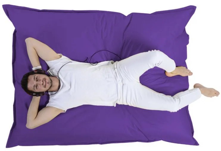 Fotoliu Puf Bean Bag Giant Cushion, 140x180 cm, Mov