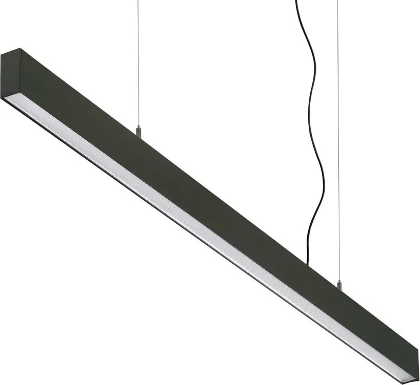 Lustra LED suspendata design liniar OFFICE SP WIDE 4000K NERO
