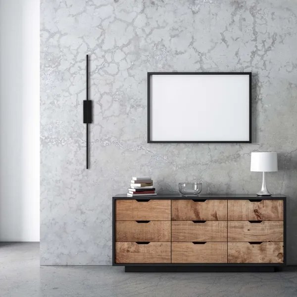 Aplica de perete LED AISHA, 12W/230V, 4000K, negru