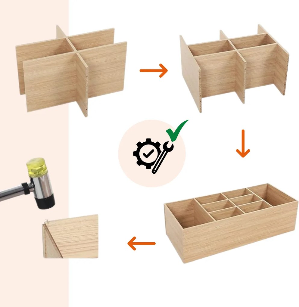 Pantofar cu bancă tapițată GABI, 10 compartimente, 104x30x48cm, gri/maro deschis Jurhan