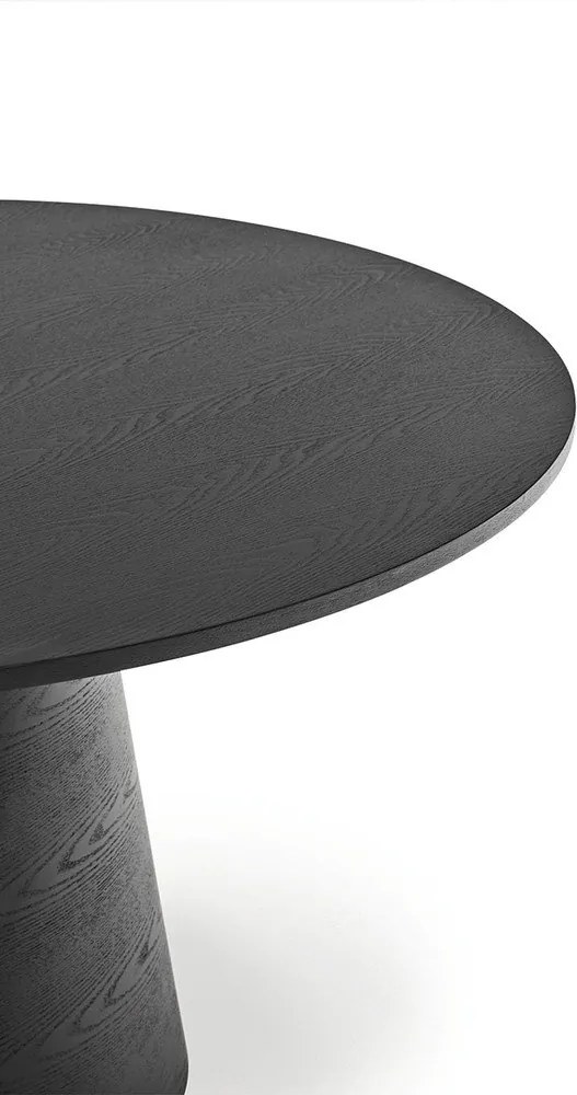 Masă de dining rotundă cu aspect de lemn de frasin ø 157 cm Cep – Teulat