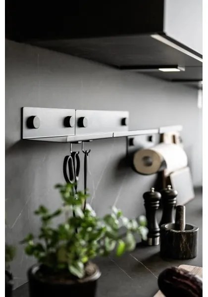 WENKO 71144800 - Suport pentru role JET 30x15 cm, negru