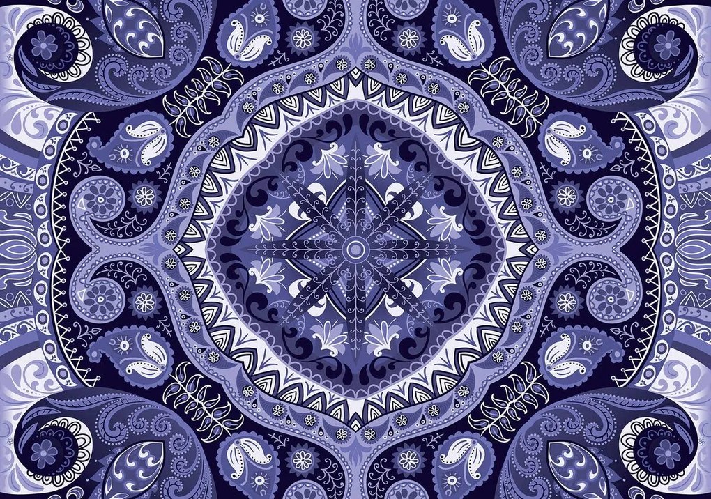 Fototapet - Mozaic violet (254x184 cm)